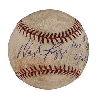 1999 Wade Boggs Game Used and Signed Baseball -Career Hit #2966  (Player LOA and JSA)